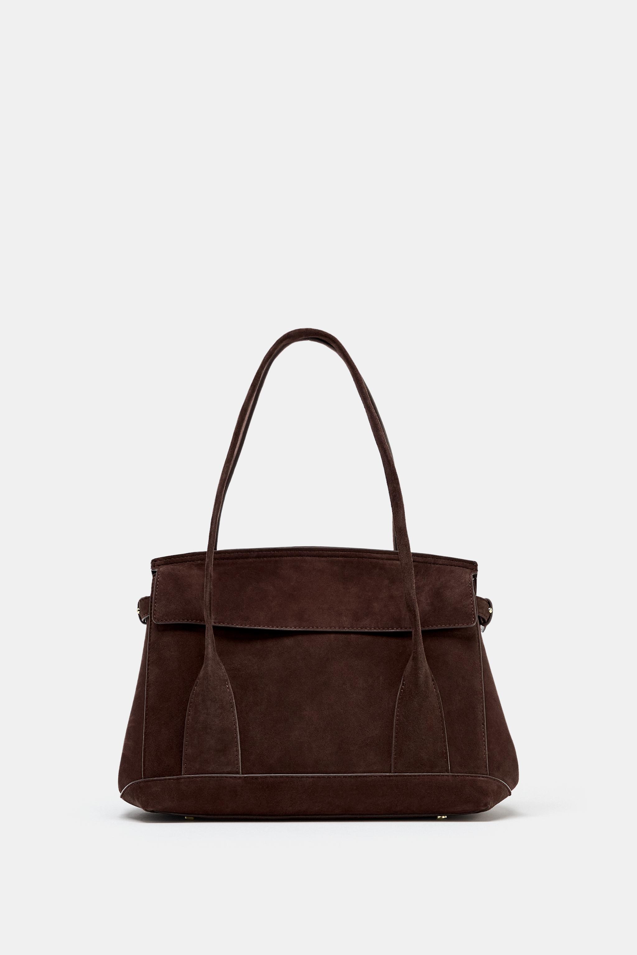 Split Leather City Bag