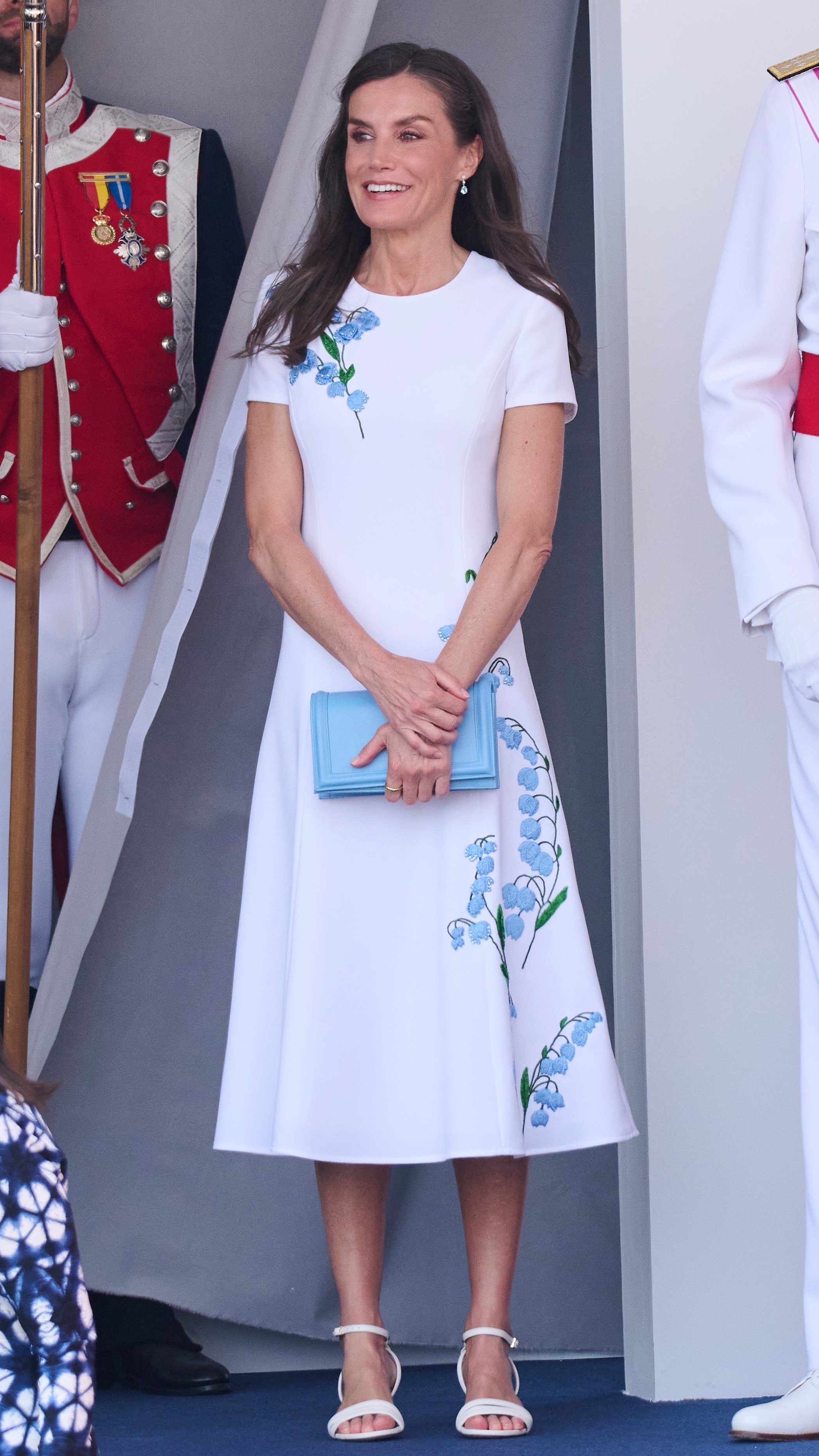 Queen Letizia of Spain attends the Armed Forces 2025 Day on June 07