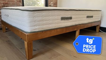 Avocado Green Mattress with a Tom's Guide 'PRICE DROP' badge overlaid