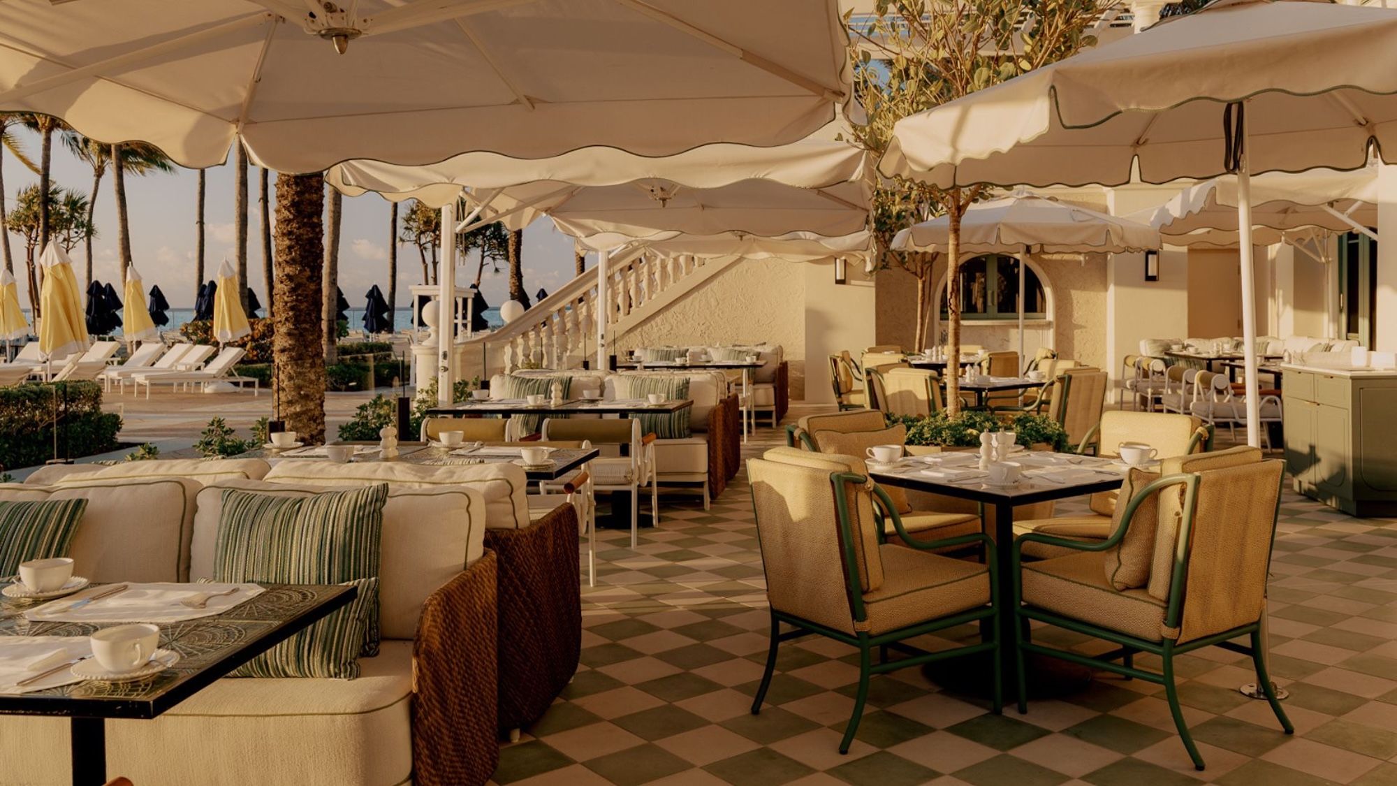 Palm Beach's grande dame gets an elegant new seaside dining destination