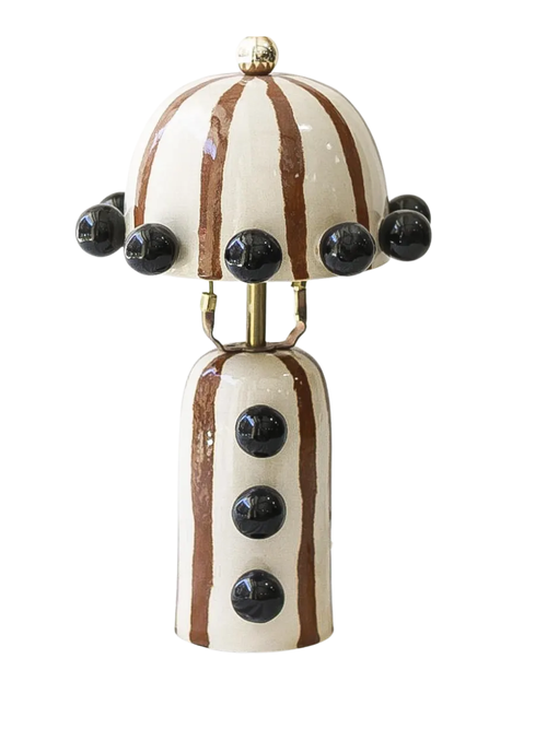 ElenaAgata Bombay Handmade Ceramic Table Lamp 