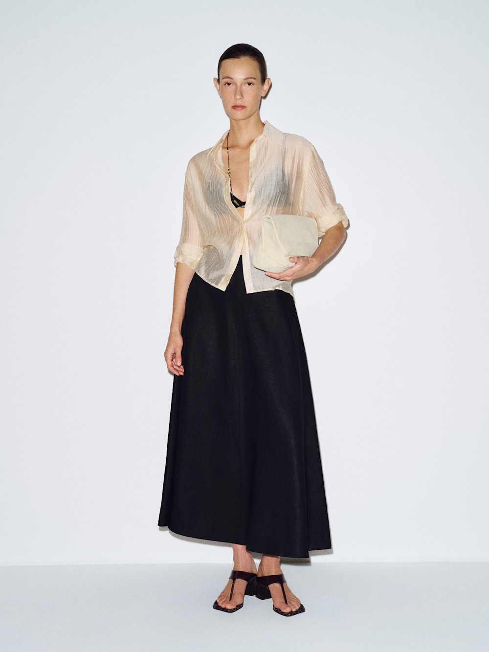 Peony Linen Skirt