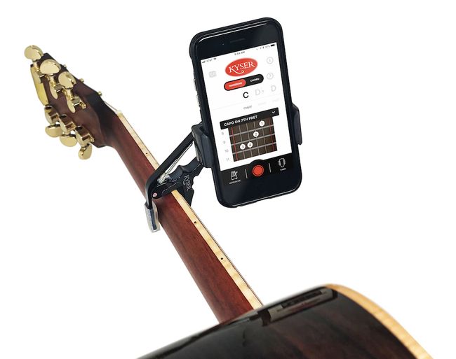Kyser Announces New Capo, Smartphone Holder, Capo App for Smartphones