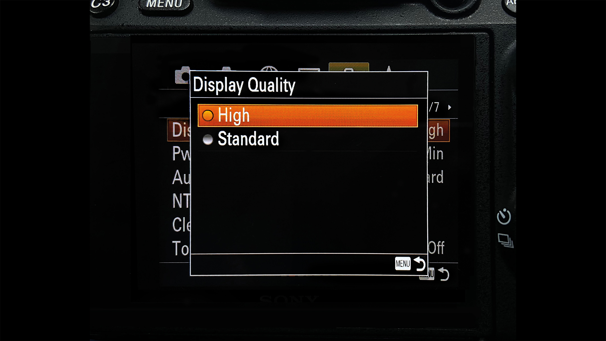 In-camera Feature