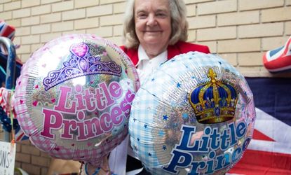 Royal baby balloons