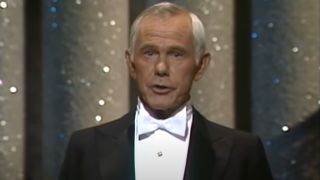 Johnny Carson hosting the 1984 Oscars.