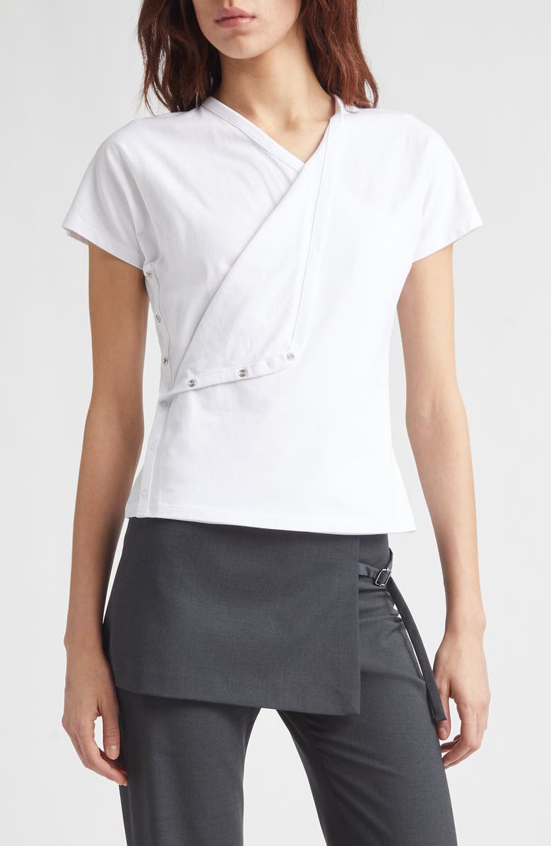 Olimpia Side Snap Cotton Top