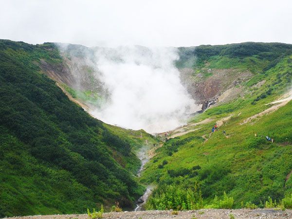 Microbes found in a single geothermal hot spring in the Mutnovsky Volcano region of Kamchatka, Russia appear to be in the process of splitting into separate species.