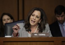 Sen. Kamala Harris questions Jeff Sessions.