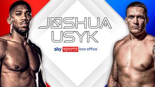 Sky Sports Box Office poster for Joshua vs Usyk