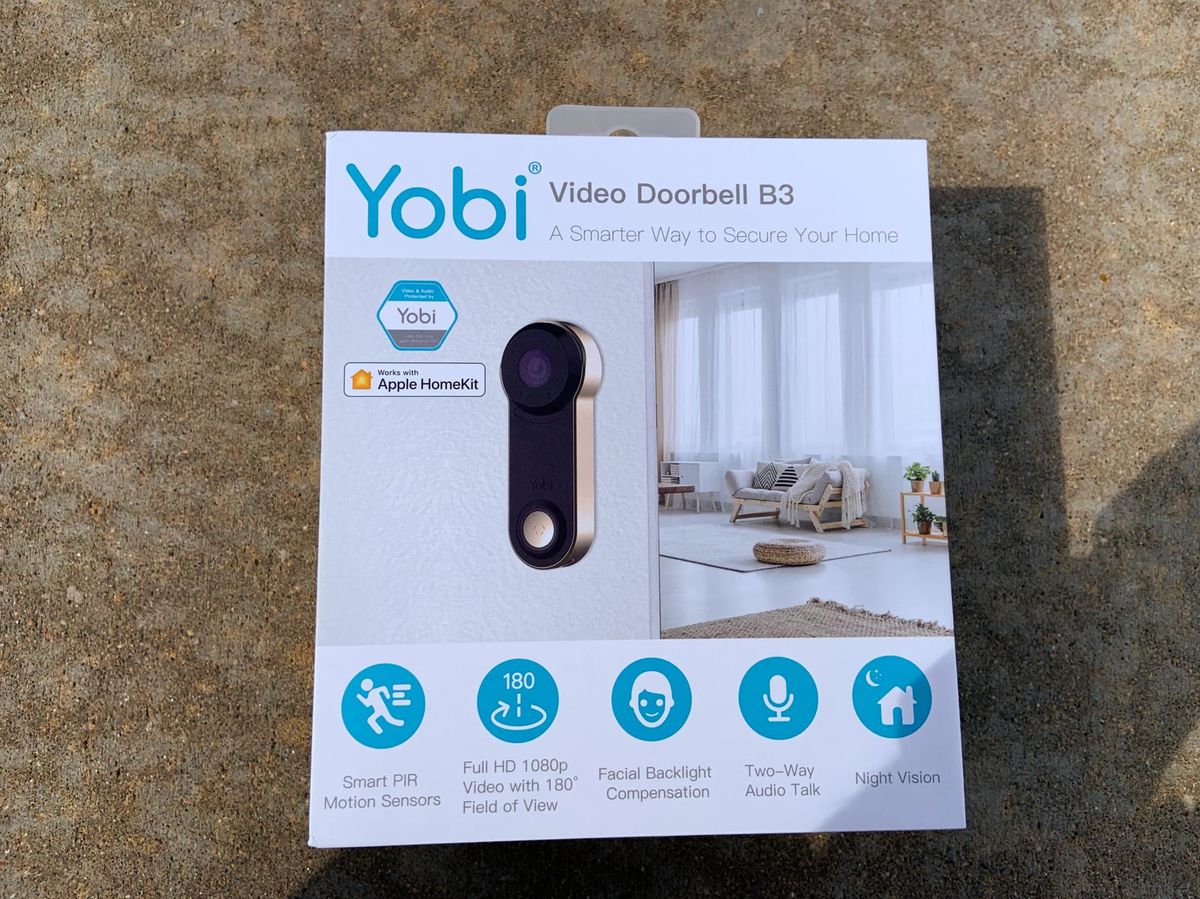 Yobi B3 Video Doorbell Review Packaging