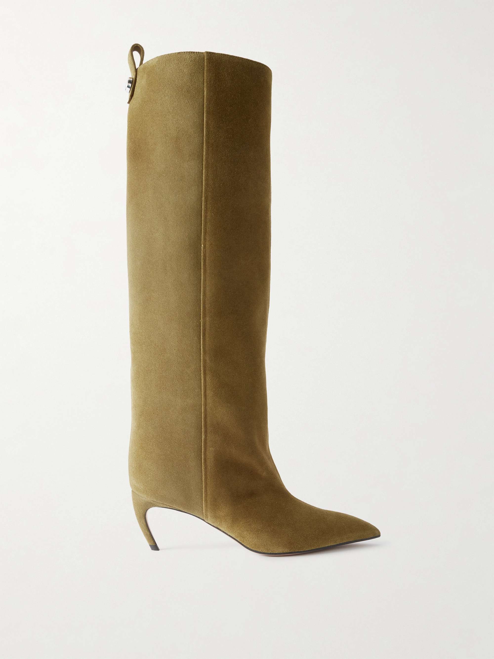 Lea Suede Knee Boots