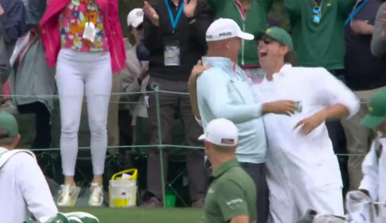 Cink celebrates