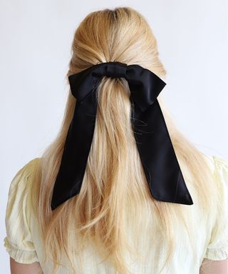 ROOP, Evelyn Bow in Black Satin