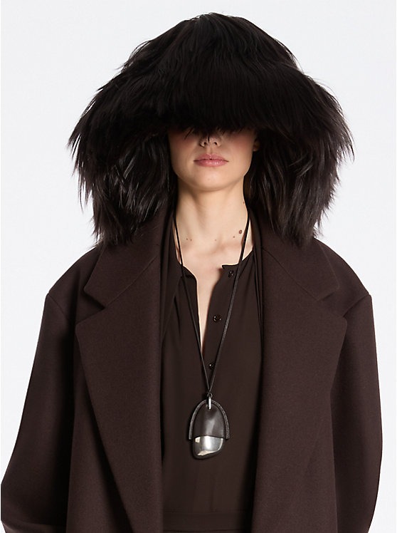 Michael Kors Long Haired Shearling Hat