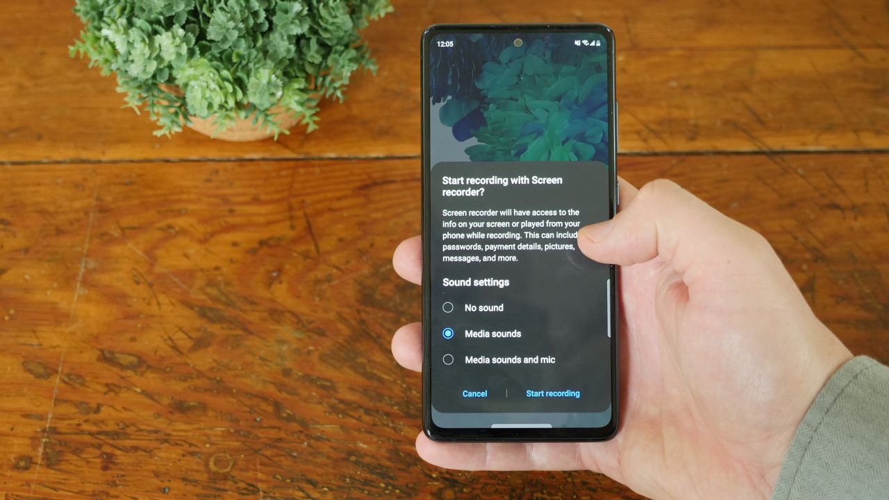 How to record video of an app on Android