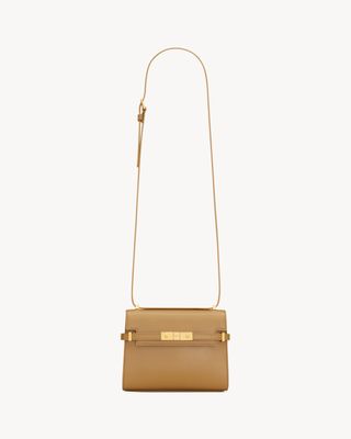 Women's Mini Manhattan in Box Saint Laurent in Praline