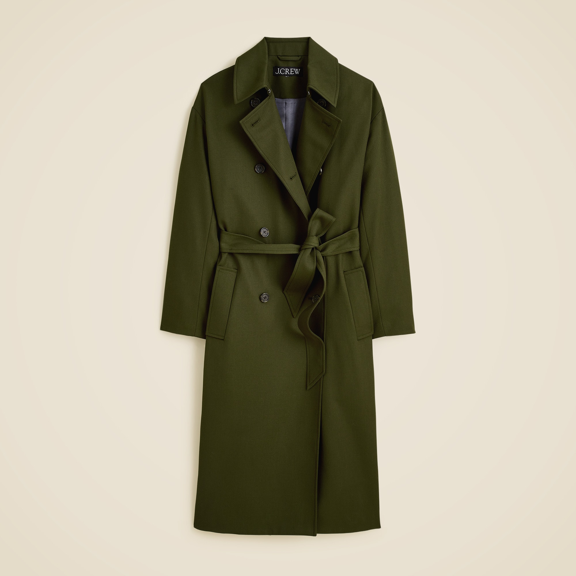 Trench Coat in Wool Blend