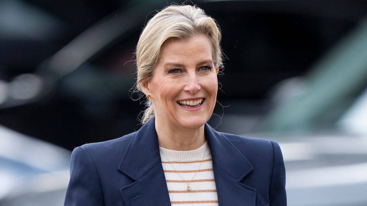 Sophie, Duchess of Edinburgh during a visit to The British Cycling National Track Championships