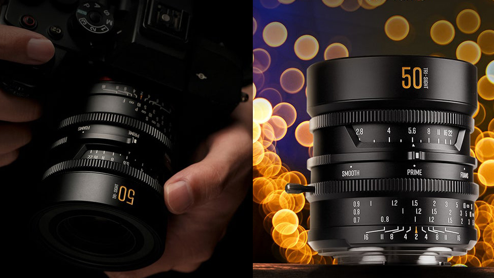 The Brightin Star MF 50mm f/2.0 Tri-Sight lens
