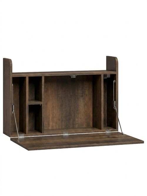 Wall Mounted Table W/ Space Saving Storage Compartments