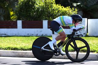 Grace Brown grabbed time trial silver for the home nation