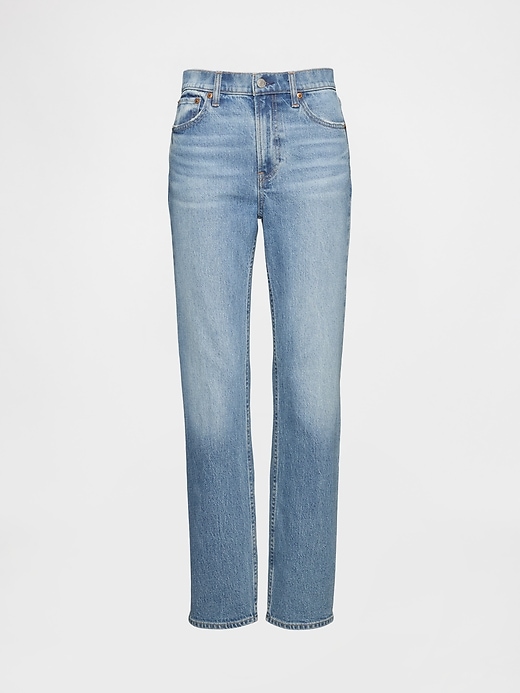 High Rise &amp;rsquo;90s Slim Straight Jeans