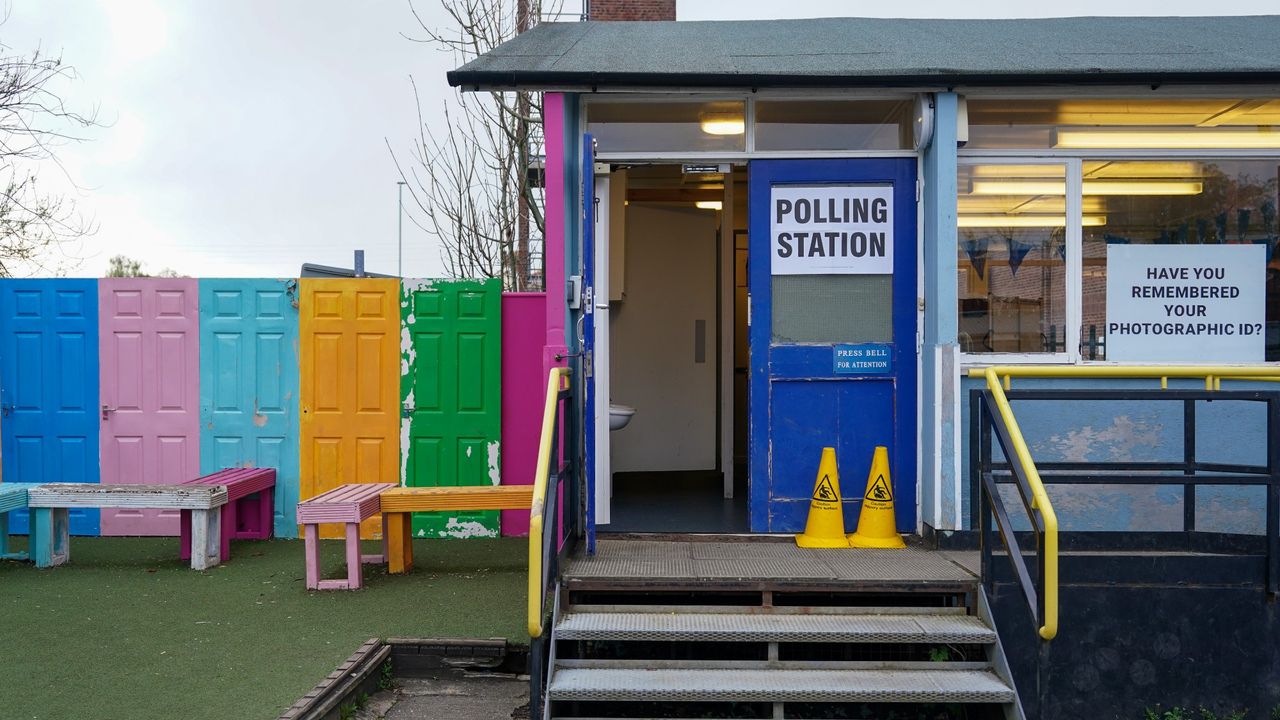 A polling station in Yarm, North Yorkshire during May&#039;s local elections