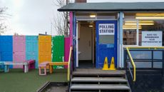 A polling station in Yarm, North Yorkshire during May's local elections