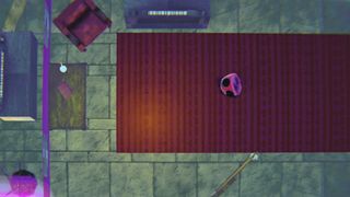 A head rolling on the floor in horror game REPO.