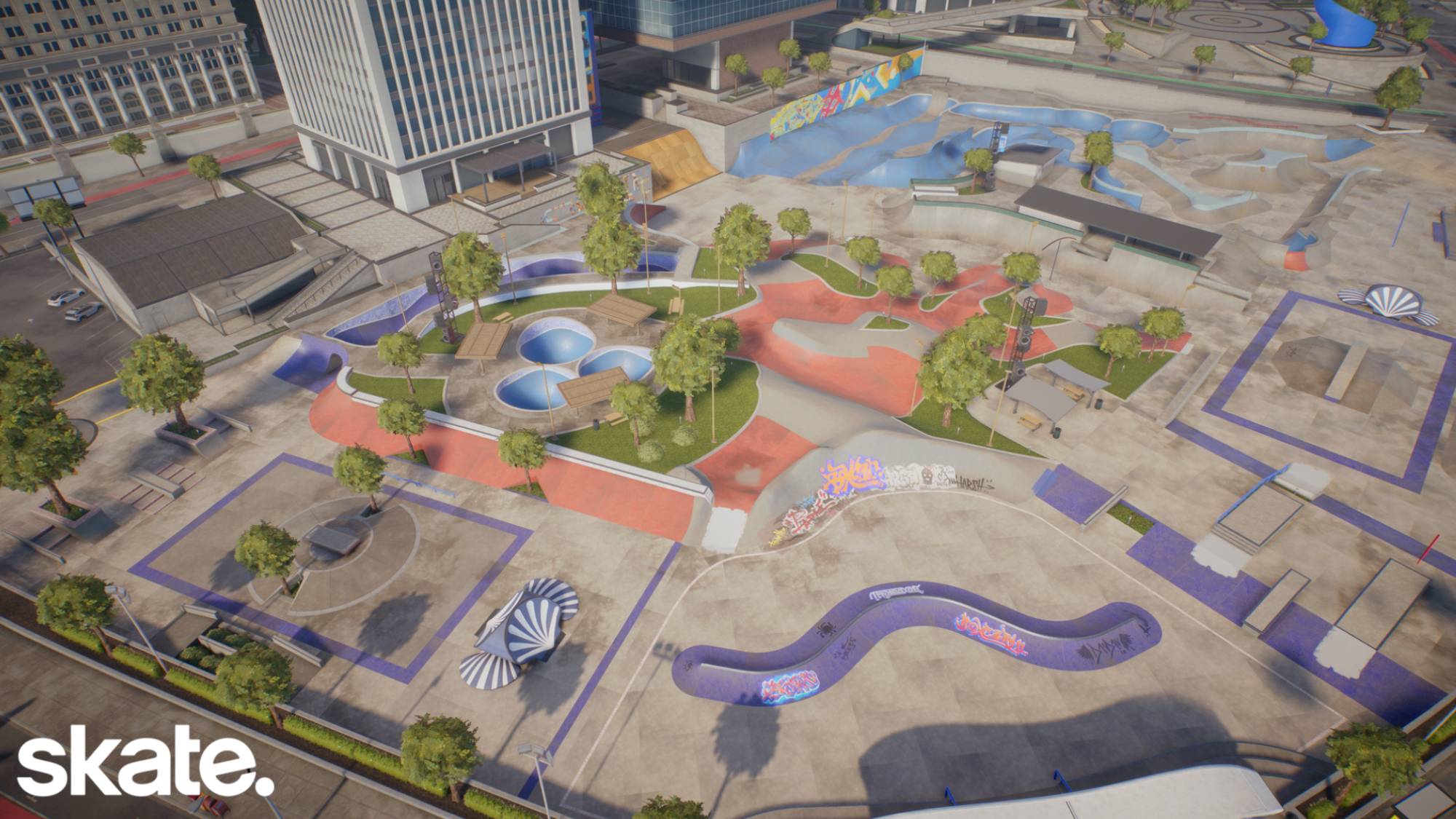 Skate (2025) screenshot with a watermark