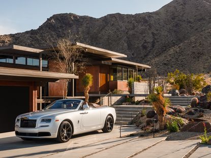 Ray Kappe house exterior with Rolls Royce