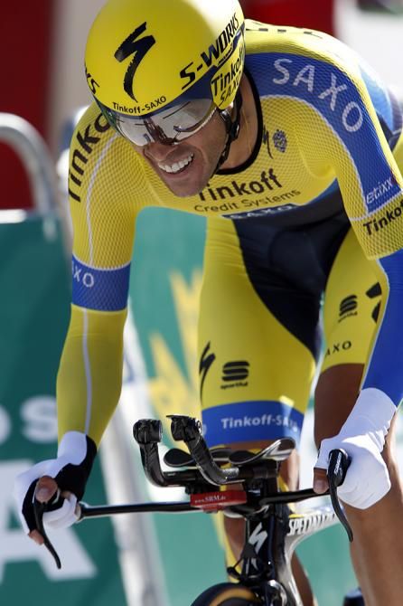 Alberto Conatdor (Tinkoff-Saxo) confirmed his returning form with a 4th place in the time trial