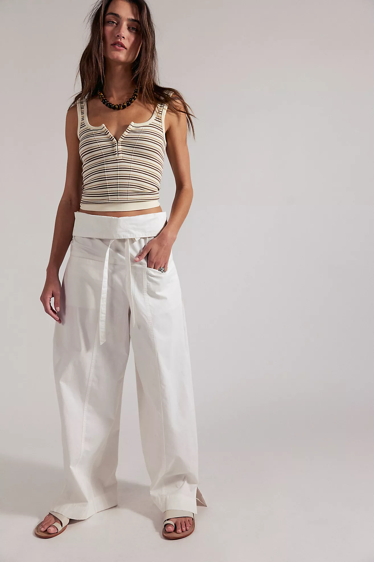Fisherman Drawcord Pull-On Trousers