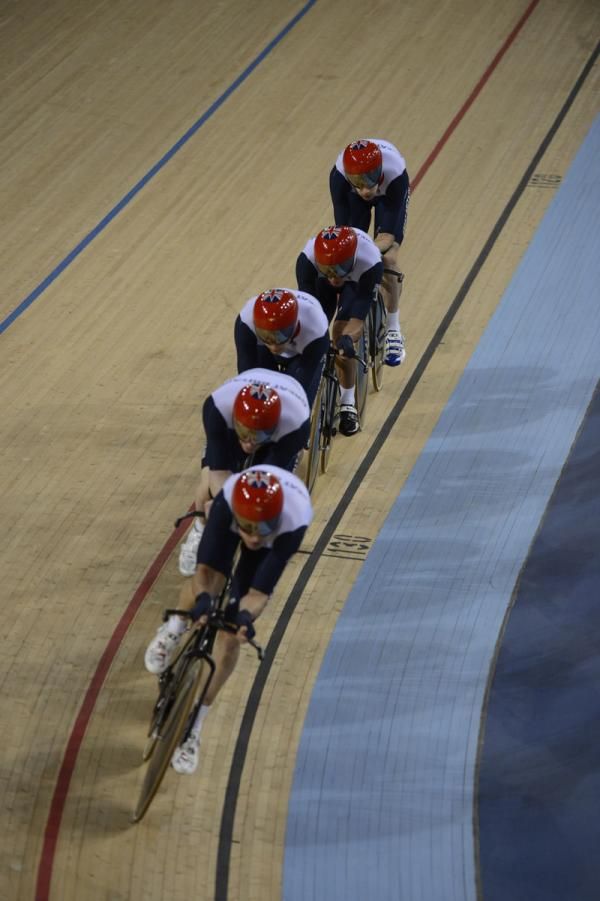 Great Britain will look to defend their track pursuit gold