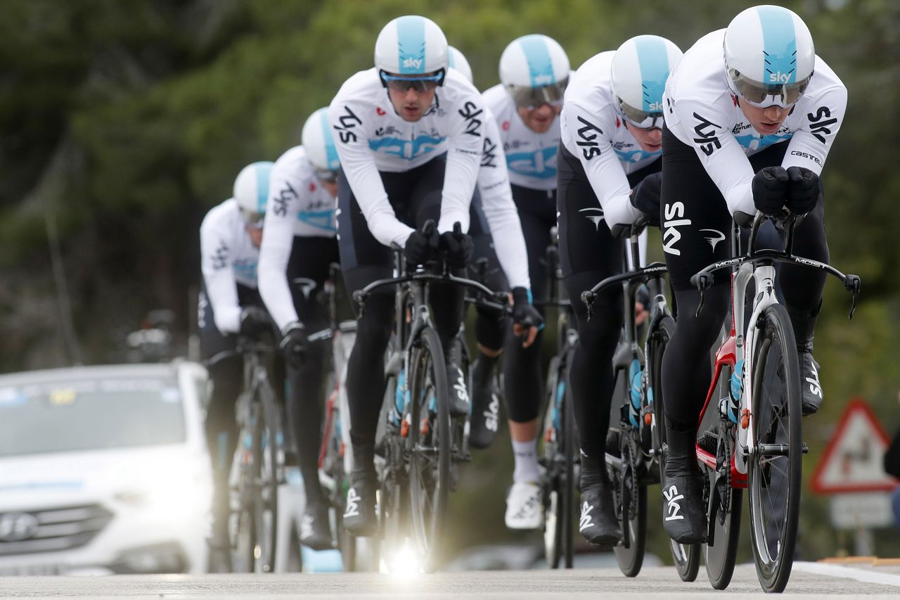 Team Sky in the TTT