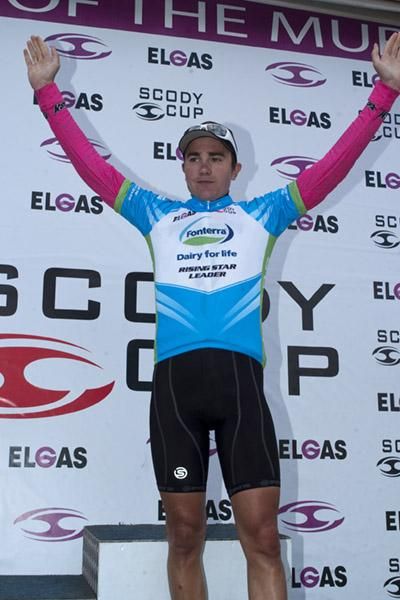 James Williamson (Hyster-Total Rush) from New Zealand remains in the Fonterrs Rising Star jersey after eight stages.