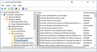 group policy security