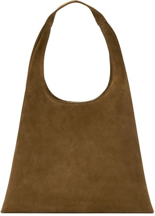 Brown Midi Shopper Tote