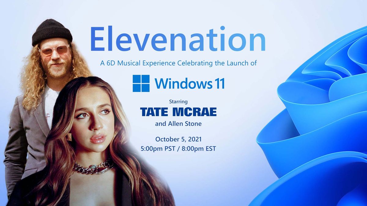 Windows 11 live concert ad