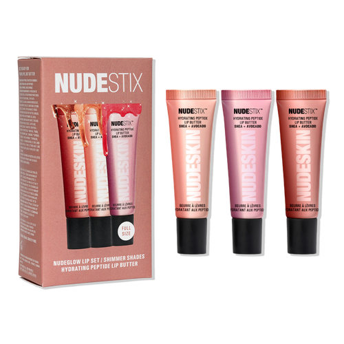 Nudeglow Lip Set - Hydrating Peptide Lip Butter