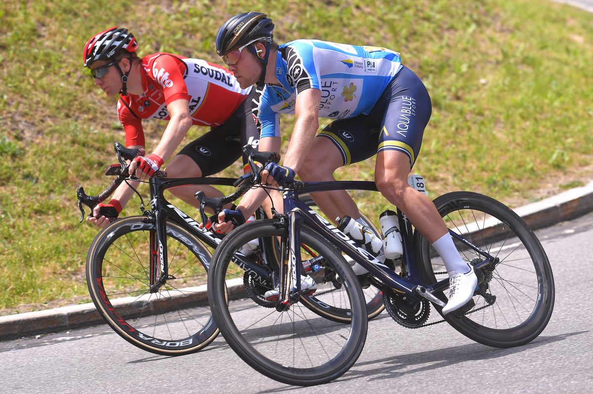 Lasse Norman Hansen (Aqua Blue Sport) leads the KOM classification