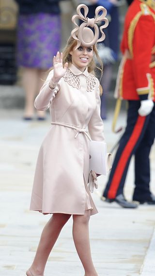 Princess Beatrice's hat for William and Kate's wedding in 2011