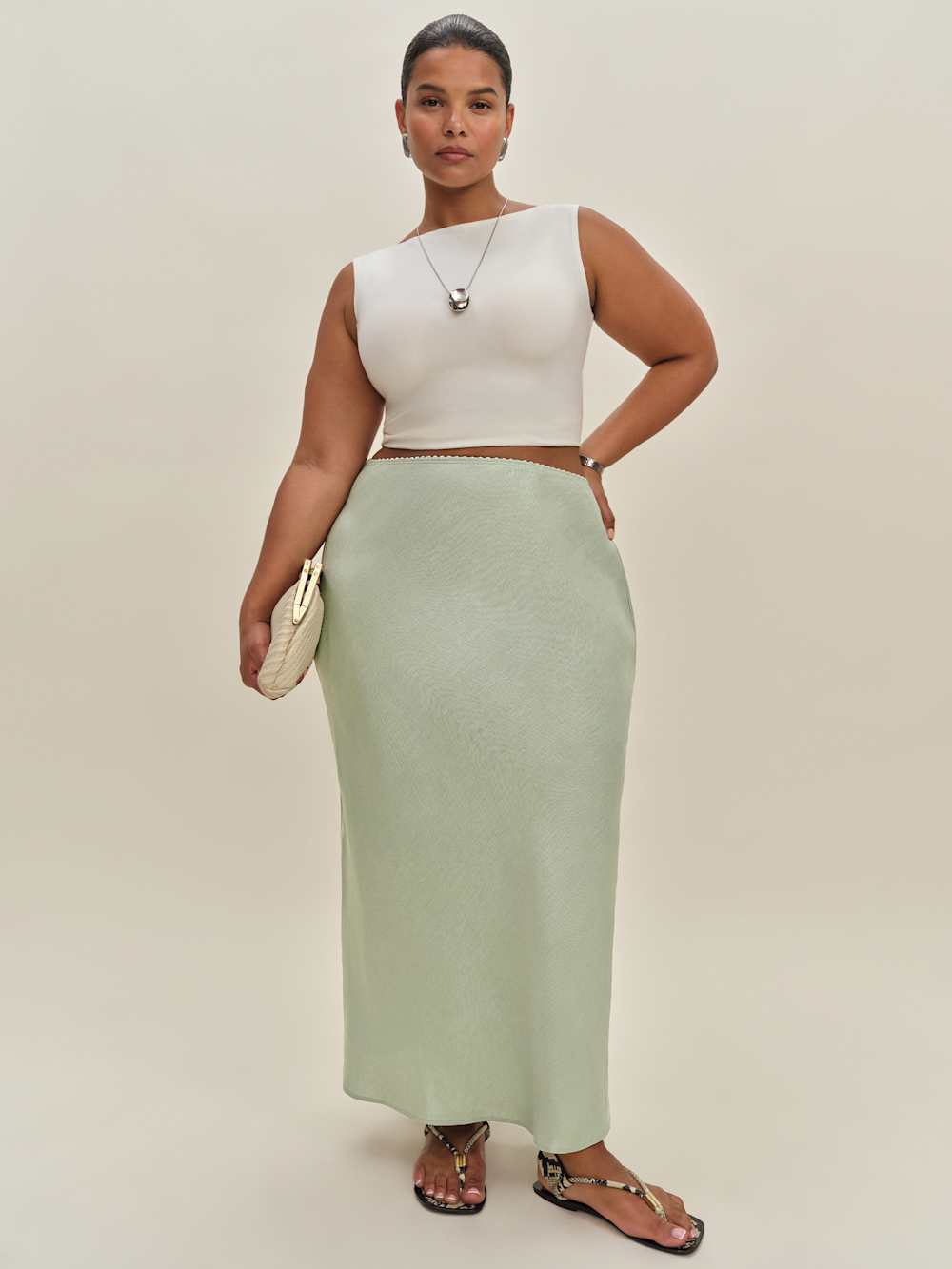 Layla Linen Skirt Es