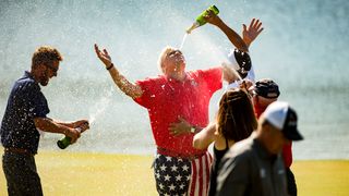 john daly champagne spray