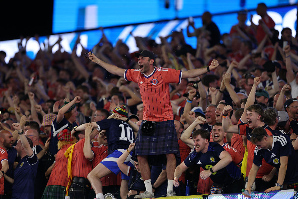Scotland fans were out in force in Boston