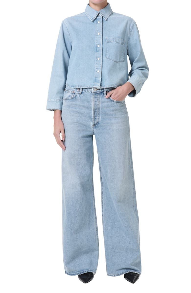 Dame High Waist Wide Leg Jeans