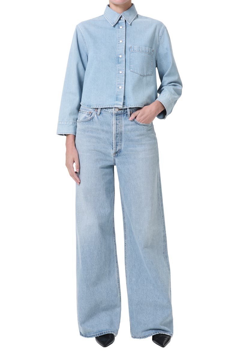 Dame High Waist Wide Leg Jeans