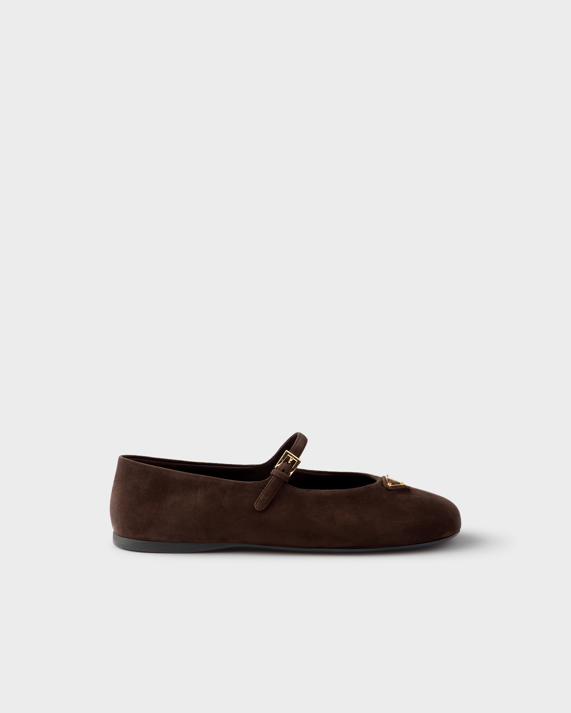 PRADA, Suede ballerinas