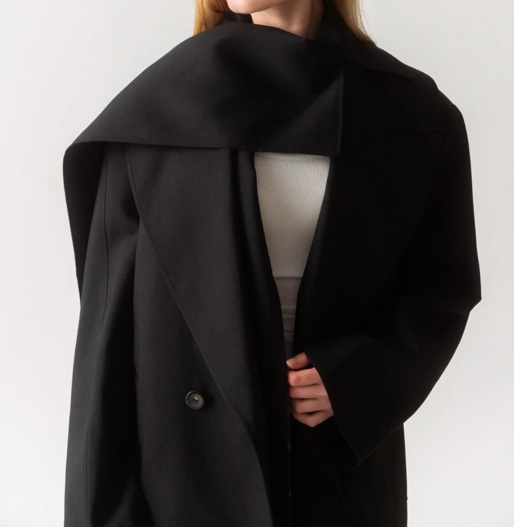 Rohe, Virgin Wool Tailoring Scarf (removable) Jacket
